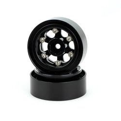 LCX Racing 1/18 1/24 RC Crawler Aluminum Beadlock Wheel Rim Set for Traxxas TRX4M Axial SCX24 AX24 Upgrades Parts Accessories