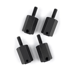 LCX Racing 1/6 RC Crawler Hard Steel 4pcs Wider Wheel Hex Set Adapter Upgrades Parts Accessories for Axial SCX6