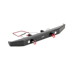 LCX Racing 1/6 RC Crawler CNC HD Metal Rear Bumper for Axial SCX6 Upgrades Parts Accessories