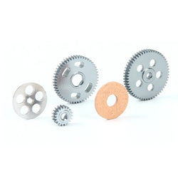 LCX Racing 1/24 RC Crawler Car Aluminum 0.3 Mod Transmission Gear Set for Axial SCX24 AX24 XC-1 Upgrades Parts Accessories