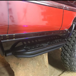 LCX Racing 1/10 RC Crawler Car Metal Rock Sliders Side Step Running Foot Board for Traxxas TRX4 Upgrades Parts Accessories