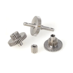 LCX Racing 1/18 RC Crawler Stainless Steel Transmission Gear Set Gearbox Gears Upgrades Parts Accessories for Traxxas TRX4M