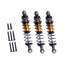 LCX Racing 1/10 RC Truck Aluminum Suspension Front Rear Shock Set Damper 85mm 3pcs for Tamiya Hotshot II Upgrades Accessories