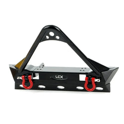 LCX Racing 1/10 RC Crawler Car Metal Front Bumper for Traxxas TRX4 TRX6 Axial SCX10 II SCX10 III SCX10 PRO Upgrades Accessories