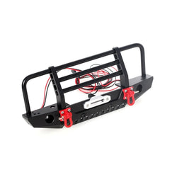 LCX Racing 1/10 RC Crawler Aluminum Front Bumper for Traxxas TRX4 TRX6 Axial SCX10 II III PRO Gen8 Gen9 Upgrades Accessories
