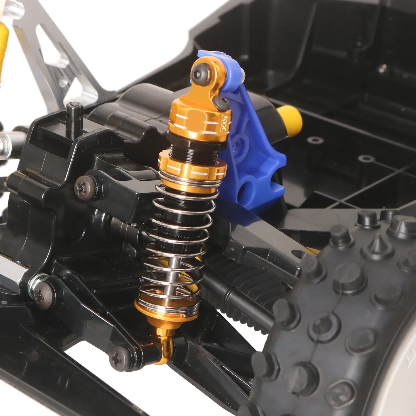 LCX Racing 1/10 RC Truck Aluminum Front Rear Shock Set Damper for Tamiya The Bigwig 2017 Upgrades Parts Accessories