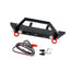 LCX Racing 1/10 RC Crawler Aluminum Front Bumper for Traxxas TRX4 TRX6 Axial SCX10 II III PRO Gen8 Upgrades Parts Accessories