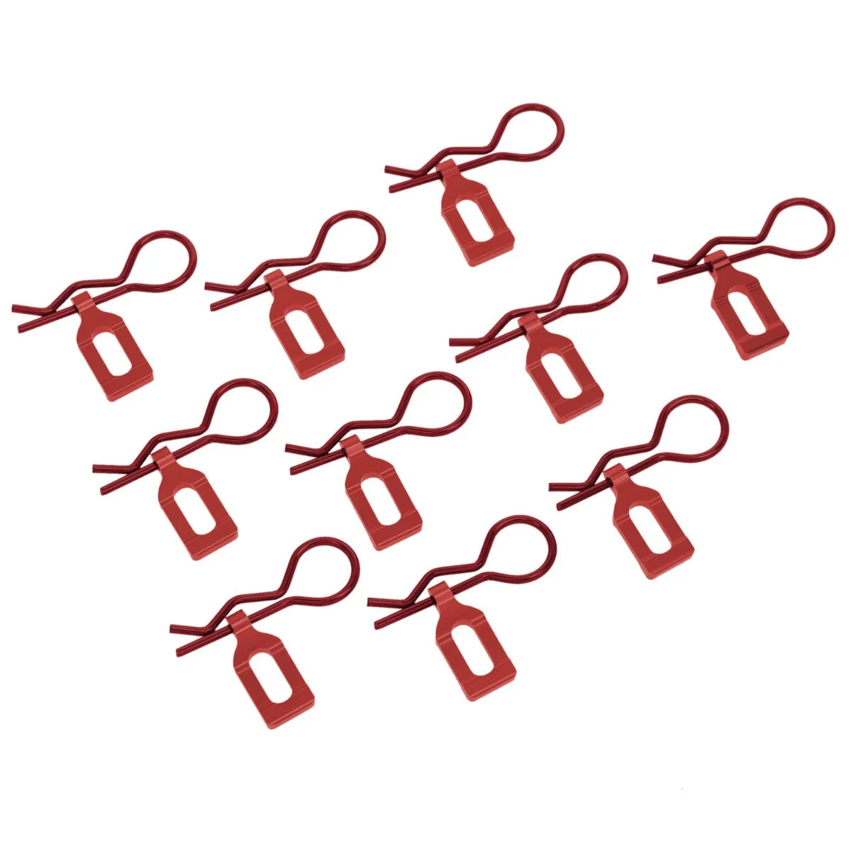 LCX Racing Stainless Steel RC Body Clips 34mm 10PCS for 1/8 RC Truck Traxxas Arrma Upgrades Parts Accessories