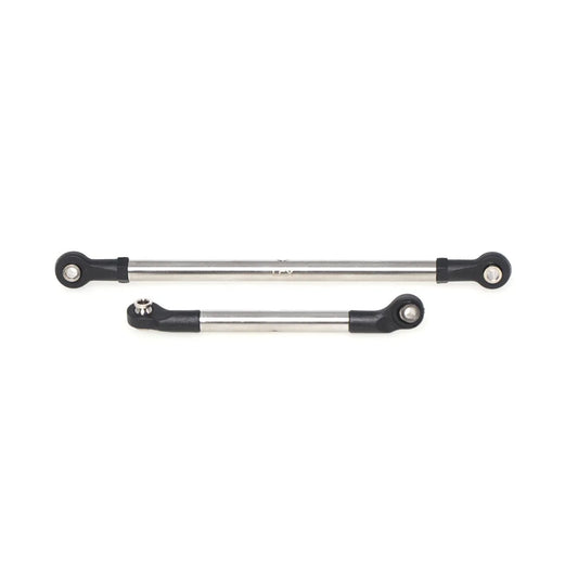 LCX Racing 1/10th RC Crawler Car Stainless Steel Front Axle Steering Link for Tamiya CC-02, Upgrades Parts Accessories