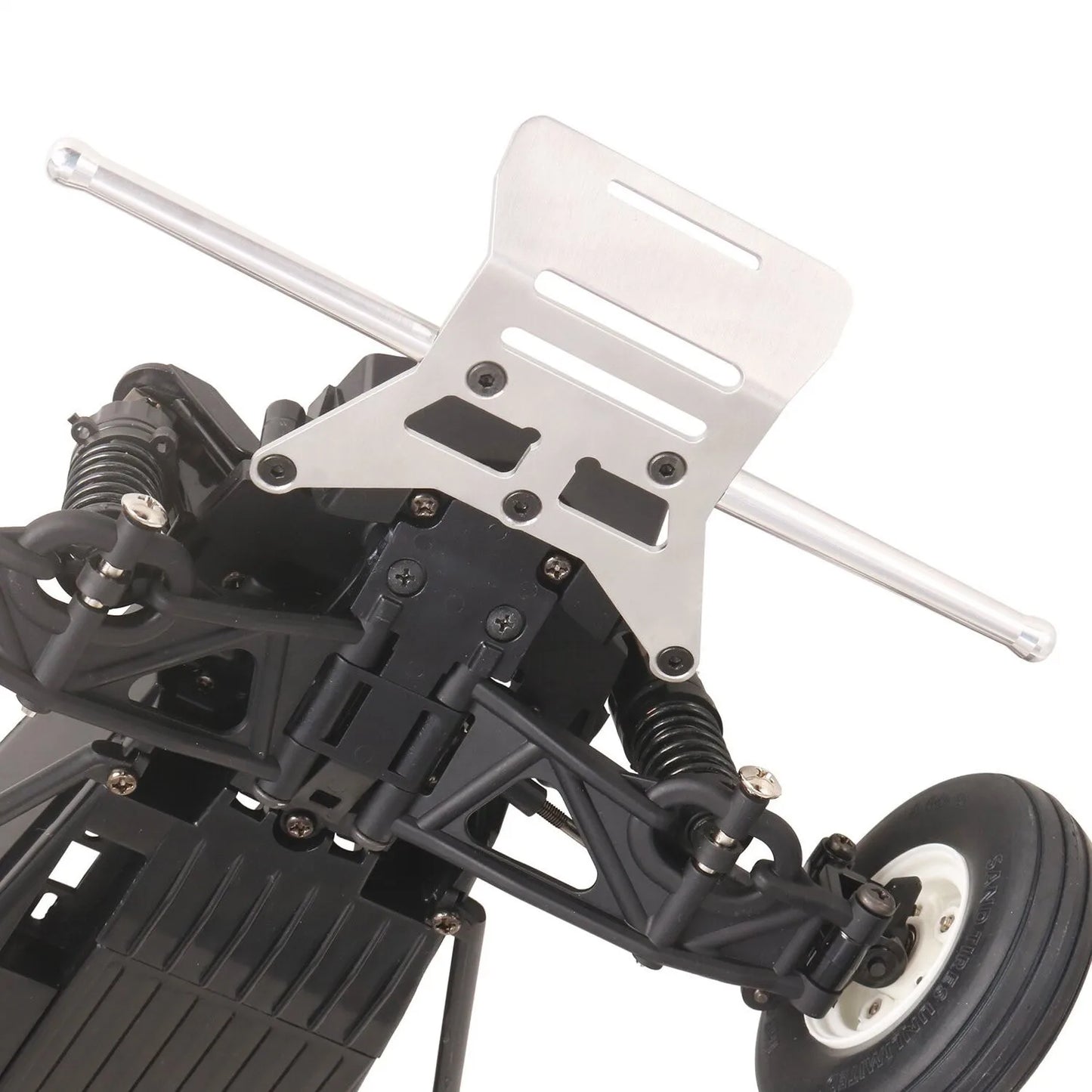 LCX Racing 1/10 RC Truck Aluminum Front Bumper Guard for Tamiya Hornet EVO Grasshopper Upgrades Parts Accessories