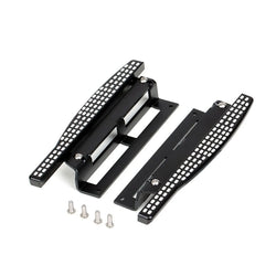 LCX Racing 1/10 RC Crawler CNC Aluminum Rock Sliders Side Step Foot-Plate for Tamiya CC-01 Upgrades Parts Accessories
