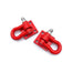 LCX Racing 1/6 RC Crawler Aluminum Front Rear Bumper Tow Shackle Set for Axial SCX6 Upgrades Parts Accessories
