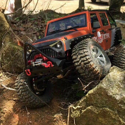 LCX Racing 1/10 RC Crawler Car Metal Front Bumper for Traxxas TRX4 TRX6 Axial SCX10 II SCX10 III SCX10 PRO Upgrades Accessories