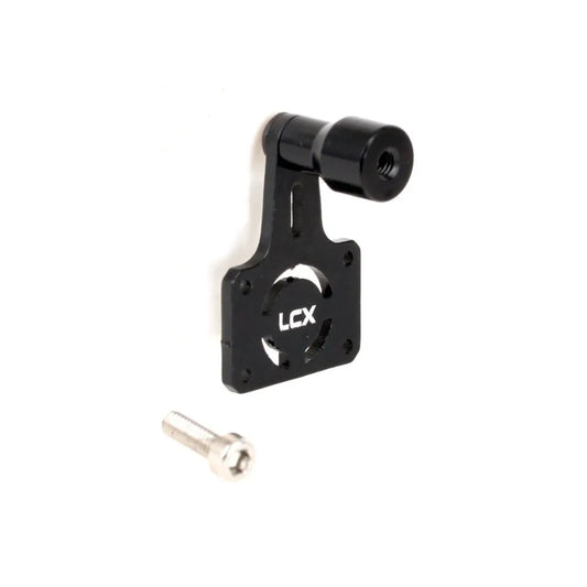 LCX Racing 1/24 Aluminum Rear Body Spare Tire Holder Rack Tire Carrier for Axial SCX24 JLU Upgrades Parts Accessories