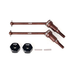 LCX Racing RC Crawler Hard Steel Front Rear Drive Shaft for 1/14 1/18 Arrma Granite Typhon Grom Upgrades Parts Accessories