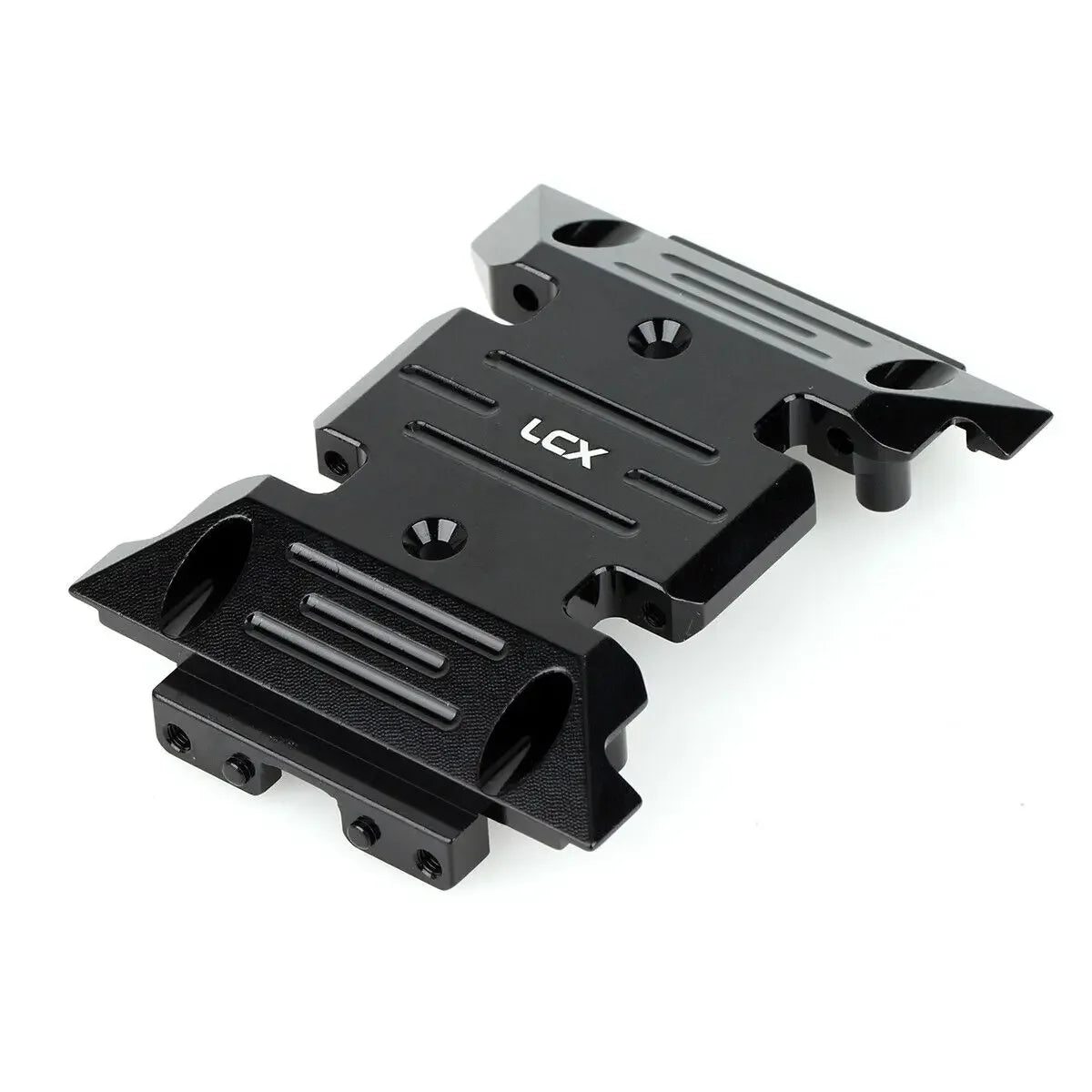LCX Racing 1/10 RC Crawler Car Aluminum Center Skid Plate Transmission Mount for Axial SCX10 III Upgrades Parts Accessories