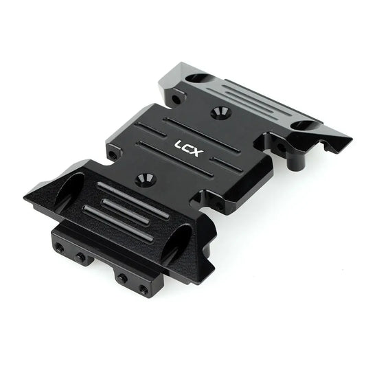 LCX Racing 1/10 RC Crawler Car Aluminum Center Skid Plate Transmission Mount for Axial SCX10 III Upgrades Parts Accessories