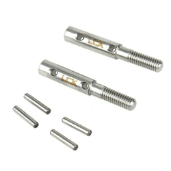 LCX Racing 1/10 RC Crawler Stainless Steel AR44 Portal Stub Axle Drive Shaft for Axial SCX10 II Upgrades Parts Accessories