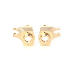 LCX Racing 1/10 RC Crawler Brass AR44 Front Axle Steering Knuckle Set Upgrades Parts Accessories for Axial SCX10 II 90046 90047