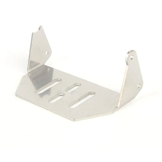 LCX Racing 1/10 RC Crawler Car Stainless Steel Front Chassis Armor Servo Guard for Axial SCX10 III Upgrades Parts Accessories