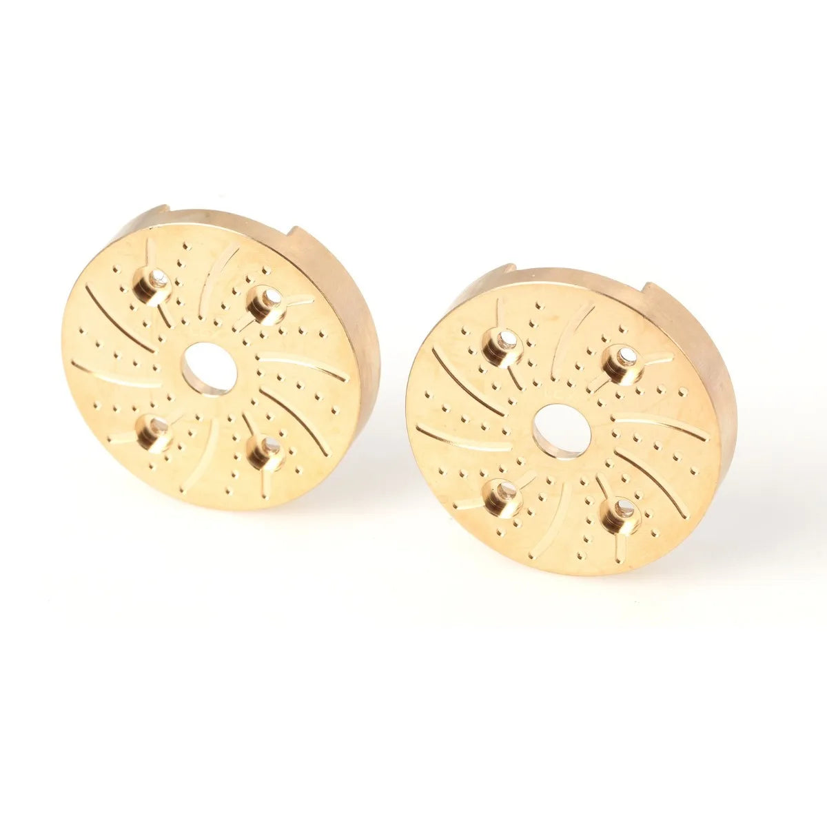 LCX Racing 1/8 RC Car AF16P Portal Axle Brass Cover Plates Axle Cap Counterweight for Axial AXP8 Gilamon, Upgrades Accessories