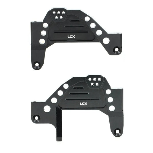 LCX Racing 1/6 RC Crawler Car CNC Aluminum Front Shock Twoer Suspension Shock Mount for Axial SCX6 Upgrades Parts Accessories