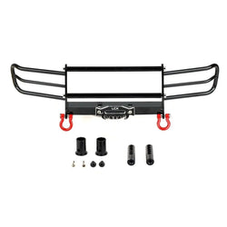 LCX Racing 1/10 RC Crawler Metal Front Bumper for Axial SCX10 II III Traxxas TRX4 TRX6 Gen8 Gen9 Upgrades Parts Accessories