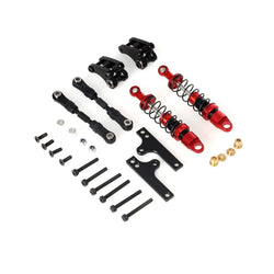 LCX Racing 1/10 RC Crawler Car Rear Cantilever Kit Suspension Shock Upgrades Parts Accessories for Traxxas TRX4 Axial SCX10 II