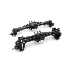 LCX Racing 1/10 RC Crawler Aluminum AR44 Portal Front Rear Axle Complete for Axial SCX10 II 90046 90047 Upgrades Accessories