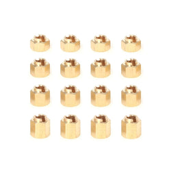 LCX Racing 1/18 RC Crawler Brass Wheel Hex Hubs Adapter 7mm(OD) for Traxxas TRX4M Upgrades Parts Accessories