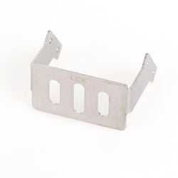 LCX Racing 1/18 RC Crawler Car Stainless Steel Front Chassis Guard Front Armor for Traxxas TRX4M Upgrades Parts Accessories