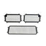 LCX Racing 1/10 RC Crawler Stainless Steel Window Protective Mesh Net for Traxxas TRX4 Bronco Upgrades Parts Accessories