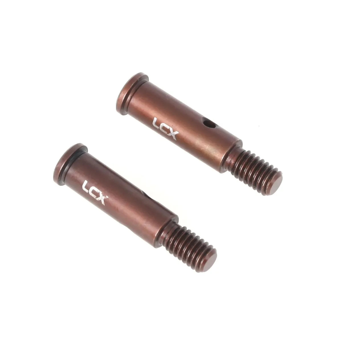 LCX Racing RC Car CNC Hard Steel Front Axles Freewheel Shafts for 1/10 LOSI 22S, Upgrades Parts Accessories