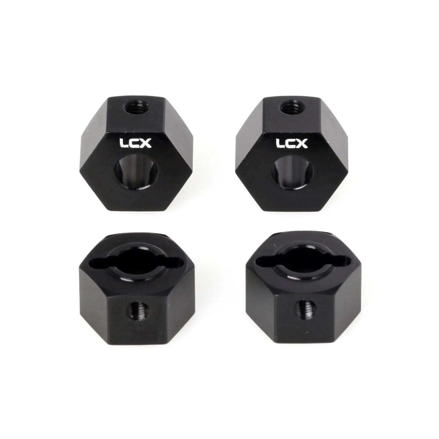 LCX Racing 1/16 RC Truck Aluminum Wheel Hex Wheel Adapter 8x12mm for Traxxas Mini Maxx Mini XRT Upgrades Parts Accessories