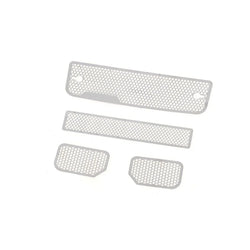LCX Racing 1/10 RC Crawler Stainless Steel Front Grille 4pcs for Traxxas TRX6 Upgrades Parts Accessories