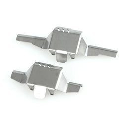 LCX Racing 1/18 RC Crawler Stainless Steel Front Rear Axle Guard Armor for Traxxas TRX4M Upgrades Parts Accessories