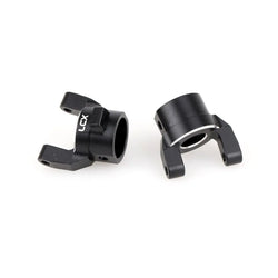 LCX Racing 1/10 RC Crawler Aluminum Front Axle Steering Knuckle C Hub Carrier Set for Axial SCX10 PRO Upgrades Parts Accessories