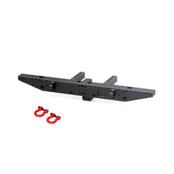 LCX Racing 1/10 RC Crawler Car Aluminum Rear Bumper for Traxxas TRX4 TRX6 SCX10 II III PRO Gen8 Gen9 Upgrades Parts Accessories