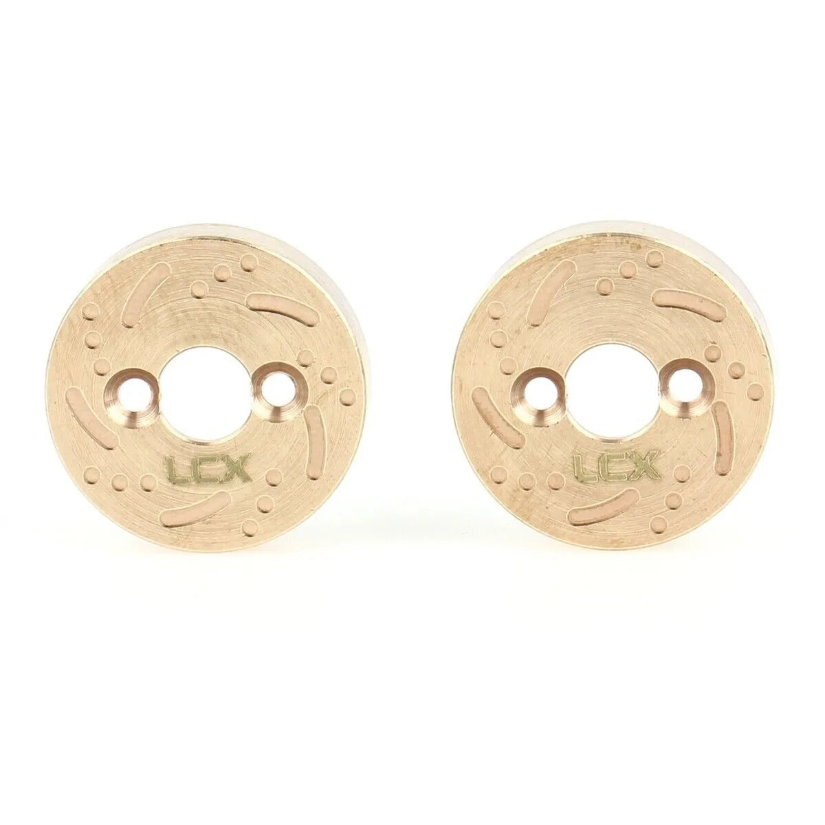 LCX Racing 1/18 RC Crawler CNC Brass Rear Axle Counter Weights for Traxxas TRX4M Upgrades Parts Accessories