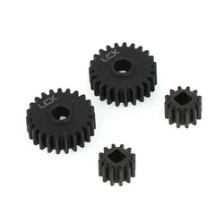 LCX Racing 1/10 RC Crawler Car Hard Steel Portal Drive Gear Set 32P 23T/12T Axial SCX10 III SCX10 PRO UTB10 Capra Upgrades Parts