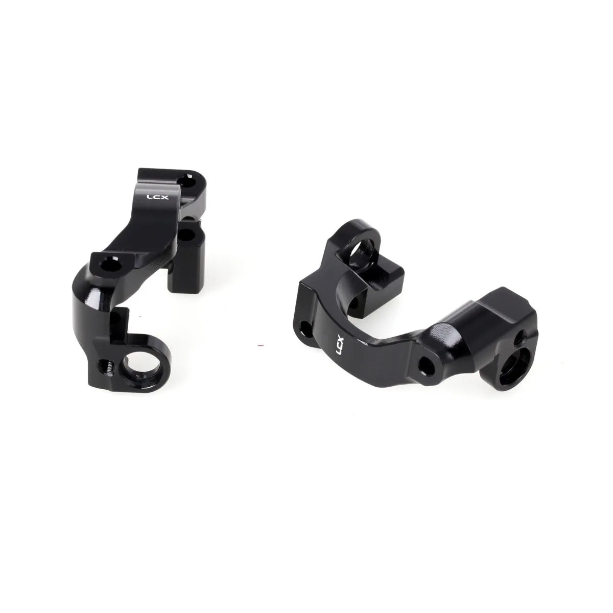 LCX Racing 1/16 RC Truck Aluminum Front Caster Blocks C-Hubs for Traxxas Mini Maxx Mini XRT Upgrades Parts Accessories