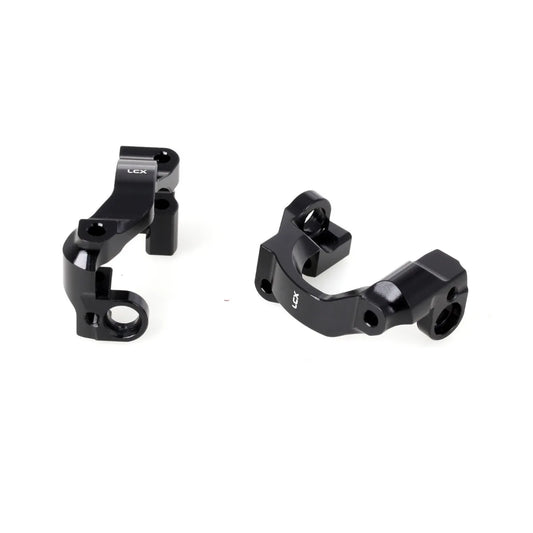 LCX Racing 1/16 RC Truck Aluminum Front Caster Blocks C-Hubs for Traxxas Mini Maxx Mini XRT Upgrades Parts Accessories