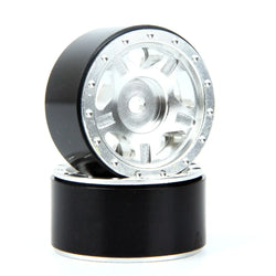 LCX Racing 1/18 1/24 RC Crawler Aluminum Beadlock Wheel Rim Set for Axial SCX24 AX24 Traxxas TRX4M Upgrades Parts Accessories