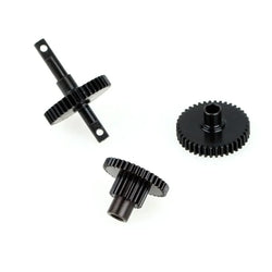 LCX Racing 1/18 RC Crawler Car Hard Steel Transmission Gear Set Gearbox Gears for Traxxas TRX4M Upgrades Parts Accessories