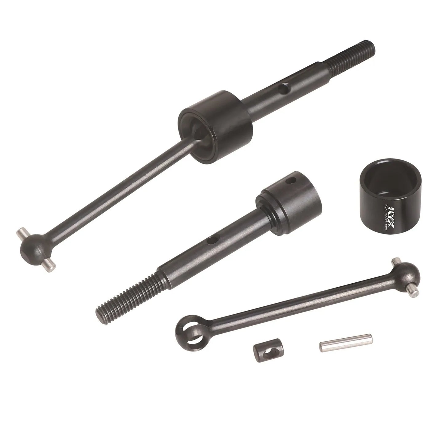 LCX Racing 1/10 RC Truck Hard Steel Rear Drive Shaft CVD for Tamiya Hornet EVO Grasshopper Upgrades Parts Accessories