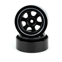 LCX Racing 1/18 1/24 RC Crawler Aluminum Beadlock Wheel Rim Set for Traxxas TRX4M Axial SCX24 AX24 Upgrades Parts Accessories