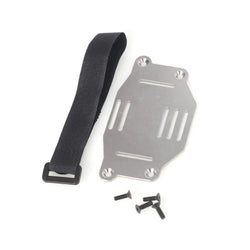 LCX Racing 1/10 RC Crawler Steel Front Battery Plate Battery Tray for Traxxas TRX4 TRX6 Upgrades Parts Accessories