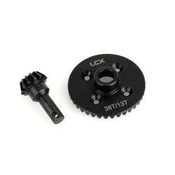 LCX Racing 1/10 RC Crawler Hard Steel AR14B Axle Bevel Gear 38T/13T 32P for Axial RBX10 Upgrades Parts Accessories