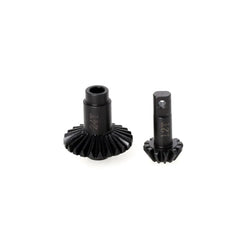 LCX Racing 1/18 RC Crawler Hard Steel Front Rear Axle Bevel Gear Set 24T-12T Upgrades Parts Accessories for Traxxas TRX4M
