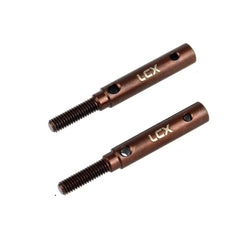 LCX Racing 1/10 RC Crawler Car Hard Steel Portal Stub Axle Drive Shaft for Traxxas TRX4 TRX6 Upgrades Parts Accessories